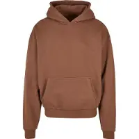 Build Your Brand Ultra Heavy Cotton Box Hoodie Marron 5XL Homme