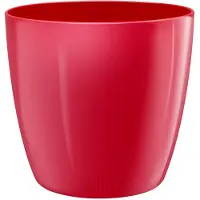 Elho Vaso Brussels Diamond Round 22cm Lovely Red Elho