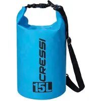 Cressi Pvc 15l Dry Sack Bleu
