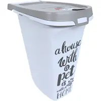 Moderna Trendy Story Pet Wisdom Medium Food Bucket 10l 36.2x20.1x36.5 Cm Blanc