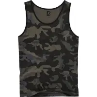 Brandit T-Shirt gris / olive / vert foncé