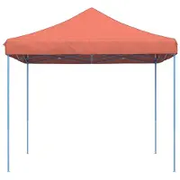 vidaXL Tente de réception pliante Pop-Up rouge terracotta 292x292x315 cm