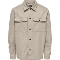 Only & Sons Veste mi-saison 'Ash' beige chiné