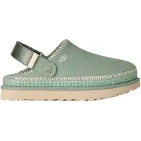 Ugg - Sabots en daim - W Goldenstar Meadow Accent Clog Artichoke pour Femme en Laine - Taille 40 - Vert