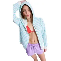 Roxy Perfect Stripe Full Zip Sweatshirt Bleu M Femme