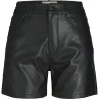 Jack & Jones Kenya Faux Leather Shorts Noir S Femme