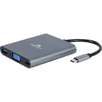 Gembird 6-1 Usb-c To Vga Adapter Gris