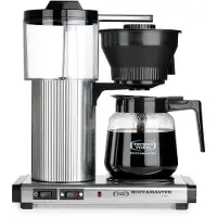 Moccamaster CD Grand AO Coffee Maker, polished silver, Cafetières à filtre, Argent