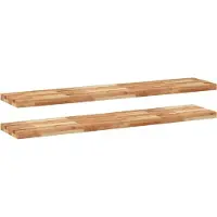 vidaXL Étagères flottantes 2 pcs 160x30x4 cm acacia massif à l'huile