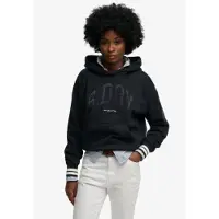 Superdry Sweat-shirt 'Country Club Varsity' marine / noir / blanc