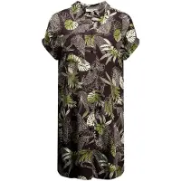 Deeluxe Lisiane Short Sleeve Short Dress Noir L Femme