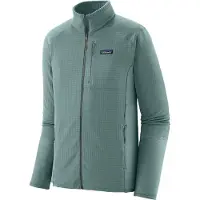 Patagonia - Polaire chaude et technique zippée - M's R1 Jkt Blue Sage pour Homme - Taille M - Bleu