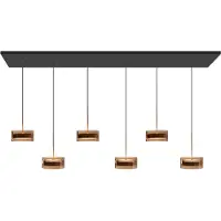 Highlight Lampe suspendue à 6 lampes Mini Enzo Modulable