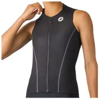 Castelli Anima Flow Sleeveless Jersey Noir M Femme