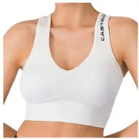 Castelli Crop Comfort Sports Top Blanc S-M Femme