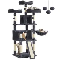 Feandrea Arbre À Chat Taille Xxl, Gris Anthracite