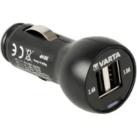 Varta 57931 chargeur d'appareils mobiles Universel Noir Allume-cigare Auto