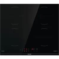 Gorenje Table de cuisson à induction GI6401BCE RAL9017, Noir, Intégré, 59.5 cm, Vitrocéramique, 4 zone(s)
