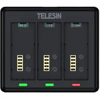 Telesin Chargeur pour 3 batteries pour Gopro Hero 13 (S0-Bcg-12-Tgp)