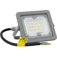 Luxula , projecteur LED, 10 W, 4000 K (blanc neutre), gris, indice de protection IP65