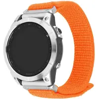 FIXED Nylon rem til Garmin QuickFit 26mm Orange (26 mm, Nylon), Sangles de montre, Orange