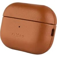 FIXED Étui pour écouteurs fixe | compatible MagSafe | Apple AirPods Pro 2/Pro 2 (USB-C) | Marron | Cuir