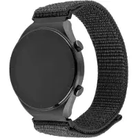 FIXED | Sporty Strap with Quick Release 20mm for Smartwatch | 160-210 mm | Dark gray | Nylon