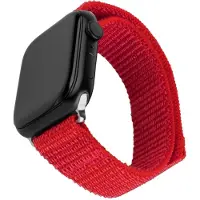 FIXED Bracelet nylon pour Apple Watch 42/44/45/46 mm, rouge