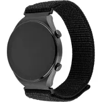 FIXED | Sporty Strap with Quick Release 20mm for Smartwatch | 160-210 mm | Black | Nylon