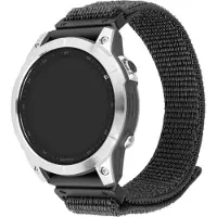 FIXED Stay | Sportowy pasek do Garmin QuickFit 26mm | 160-210 | Ciemnoszary | Nylon