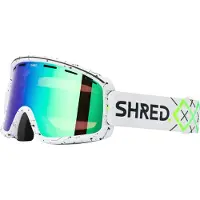 Shred Monocle Ski Goggles Blanc Cbl Plasma Mirror/CAT3