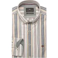 Fynch&Hatton 15098840 Long Sleeve Shirt Beige M Homme