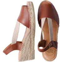Toni pons Teide-p Esparto Wedge Sandals Orange EU 38 Femme