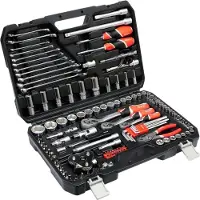 YATO Ensemble de clés à cliquet 126 pièces YT-38875