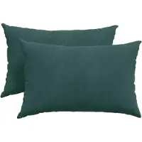vidaXL Coussins de canapé 2 pcs Vert foncé 60 x 40 cm