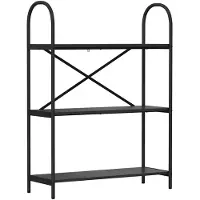 vidaXL Étagère Chêne noir 80 x 30 x 109 cm Bois d'ingénierie