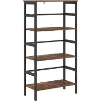 vidaXL Étagère Chêne fumé 60 x 29,5 x 115 cm Bois d'ingénierie