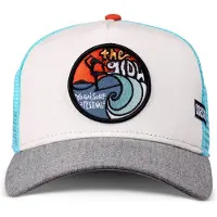 Coastal Casquette 'The Glow' bleu clair / gris clair / orange / blanc