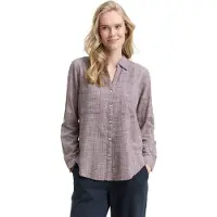 Tom Tailor Chemisier bordeaux / blanc