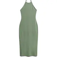 Superdry Lace Back Sleeveless Midi Dress Vert M Femme