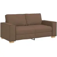 vidaXL Canapé 2 places marron 180x78x84 cm Tissu