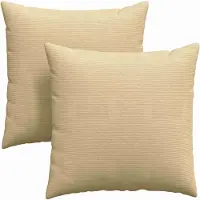 vidaXL Coussins de canapé 2 pcs Vert gris 80 x 80 cm