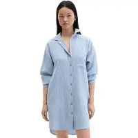 Marc O'Polo Robe-chemise bleu clair / blanc