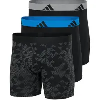 Adidas Sous-vêtements longs bleu / gris / noir
