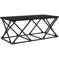 vidaXL Table basse noire imitation chêne 100 x 49 x 40 cm Bois composite