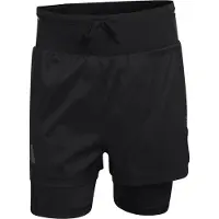 Adidas - Short léger séchage rapide - Xploric 2In1 Short M Black - Taille L - Noir