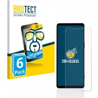 BROTECT Protection Clair (6 pcs, Sony Xperia 1 V), Téléphone portable : film de protection, Transparent