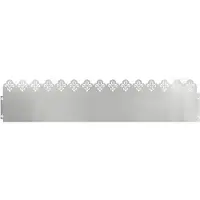 vidaXL Bordures de jardin, 30 pièces, 103 x 0,05 x 22 cm, acier galvanisé, argenté