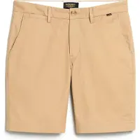Superdry Homme Short Chino Stretch Beige Taille: 32