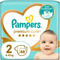 Pampers Premium Care Size 2 couches jetables 4-8kg 46 pcs